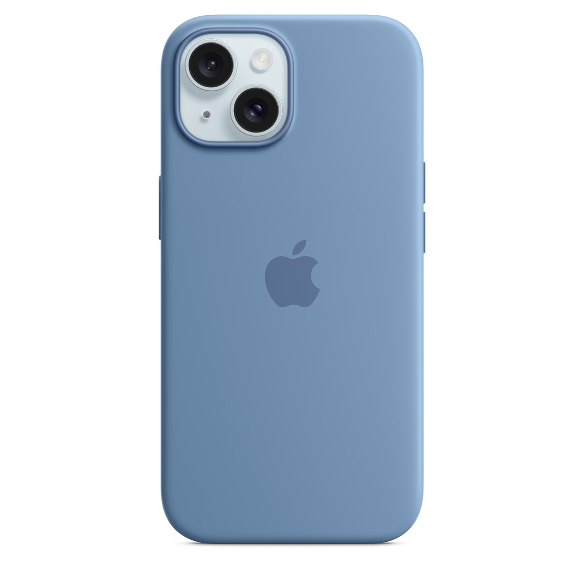 Силикон New Shining MagSafe iPhone 15 Blue 1 Силикон New Shining MagSafe iPhone 15 Blue 1