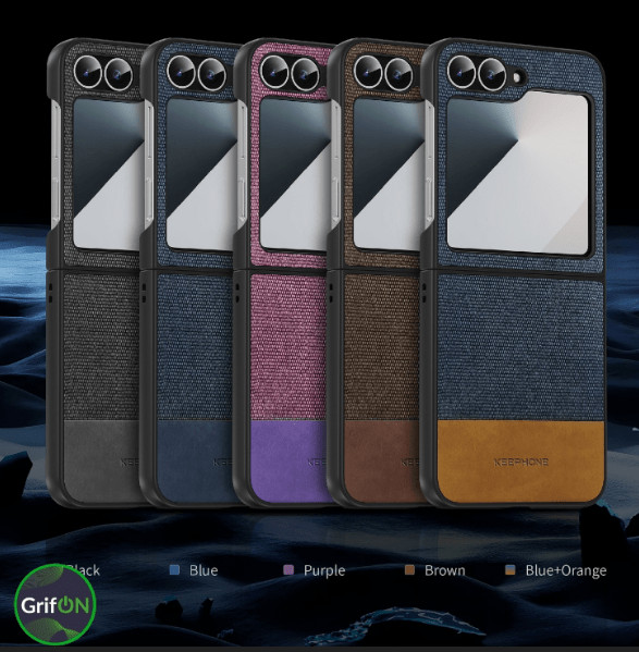 Накладка Keephone British для Samsung Z Flip 6 purple 1 Накладка Keephone British для Samsung Z Flip 6 purple 1
