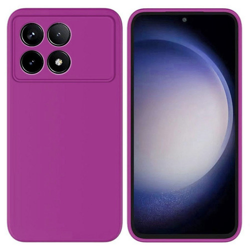 Silicone Case Full Poco X6 Pro  фиолетовый 1 Silicone Case Full Poco X6 Pro  фиолетовый 1