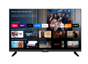 32" Телевизор LEFF 32F670S чёрный 1920x1080, Full HD, 60 Гц 1