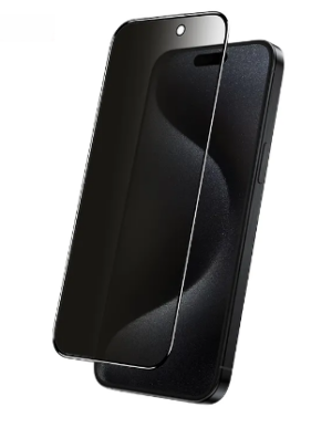 Защитнoe cтекло Keephone Matte Privacy для iPhone 16Pro Max black 1