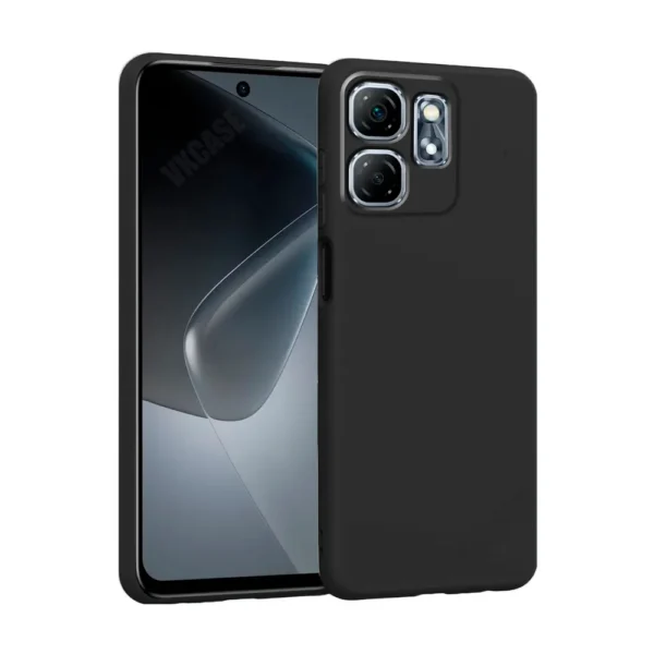 Чехол-накладка Fasion Case для Infinix HOT 50i 4G с защитой камеры Черный 1