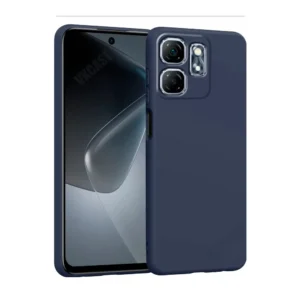 Чехол-накладка Fasion Case для Infinix HOT 50i 4G с защитой камеры Темно-синий 1