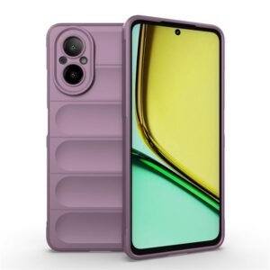 Чехол-накладка Fasion Case для Realme C67 4G с защитой камеры Темно-фиолетовый 1