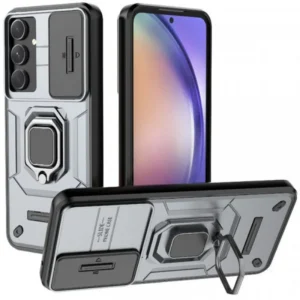 Чехол-накладка Fasion Case для Samsung A55 5G с защитой камеры Темно-серый 1