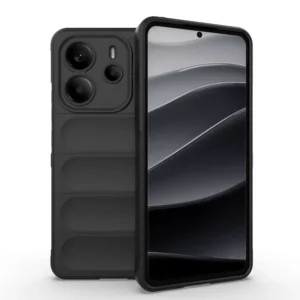 Чехол-накладка Fasion Case для Xiaomi Redmi 14C 4G с защитой камеры Черный 1