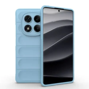 Чехол-накладка Fasion Case для Xiaomi Redmi 14C 4G с защитой камеры Голубой 1