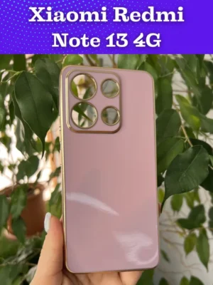 Чехол-накладка Fasion Case для Xiaomi Redmi Note 13 4G с защитой камеры Темно-фиолетовый 1