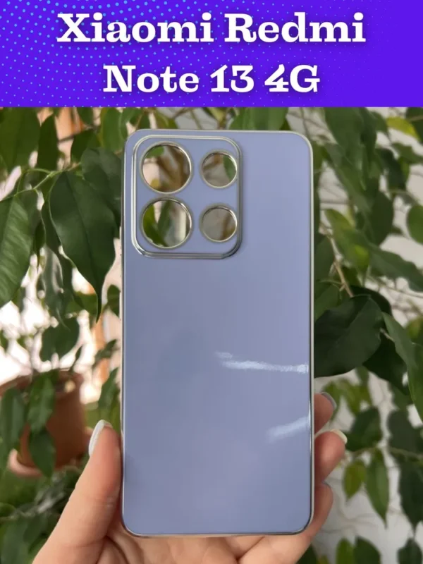 Чехол-накладка Fasion Case для Xiaomi Redmi Note 13 4G с защитой камеры Темно-синий 1