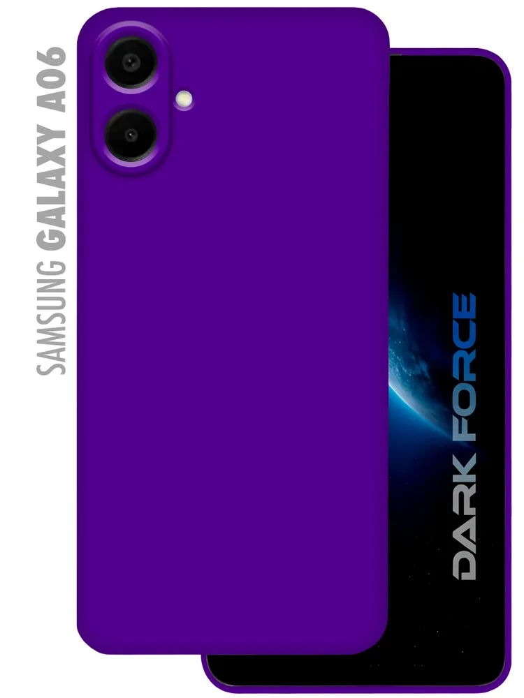 Чехол-накладка Fasion Case для Samsung A06 с защитой камеры Темно-фиолетовый 1 Чехол-накладка Fasion Case для Samsung A06 с защитой камеры Темно-фиолетовый 1