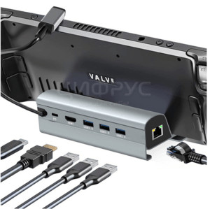 Док-станция для Valve Steam Deck, Asus ROG Ally 6 в 1 1