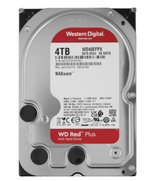 HDD WDC Red Plus WD40EFPX SATA 4TB 6GB/S 256MB 1