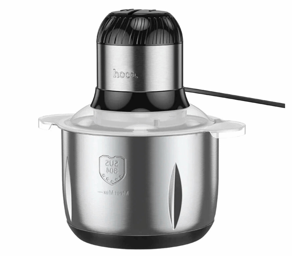 Мясорубка электрическая HOCO HE35 Meat Grinder, 3 литра, 400W, стальной 1 Мясорубка электрическая HOCO HE35 Meat Grinder, 3 литра, 400W, стальной 1