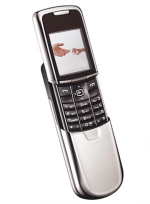 Мобильный телефон Nokia 8800 (Копия) Серебряный 1