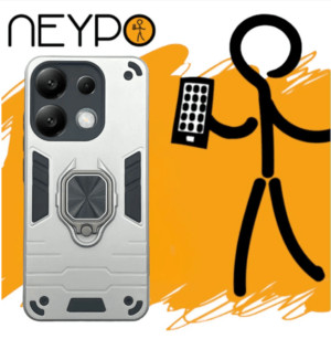 Накл NEYPO DEF CASE Xiaomi Redmi Note 13 Pro 4G/ Poco M6 Pro серебро 1