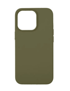 Накладка Silicone Case for iPhone 14 Pro без логотипа серо-зеленый 1