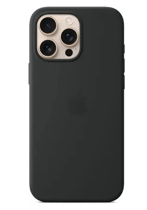 Накладка Silicone Case for iPhone 16 Pro Max без логотипа графитный 1