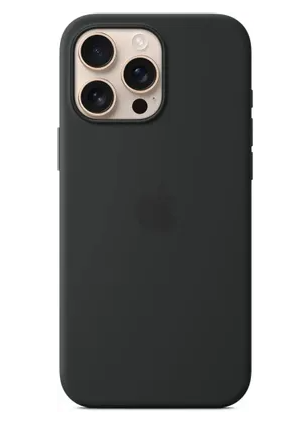 Накладка Silicone Case for iPhone 16 Pro Max без логотипа графитный 1