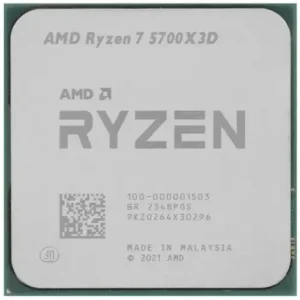 Процессор AMD Ryzen 7 5700X3D Oem (100-000001503) Base 3,00GHz, Turbo 4,10GHz, Without Graphics 1