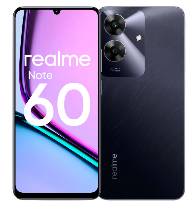 Смартфон Realme Note 60 6/128 Gb Черный 1 Смартфон Realme Note 60 6/128 Gb Черный 1