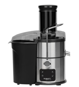Соковыжималка Scarlett SC-JE50S62 серебристый и черный центробежная 1