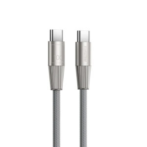 Кабель Remax RC-C106 Type-C/Type-C 100W Data Cable 1.2m silver-grey 1