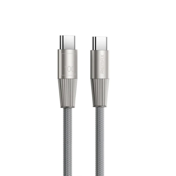 Кабель Remax RC-C106 Type-C/Type-C 100W Data Cable 1.2m silver-grey 1