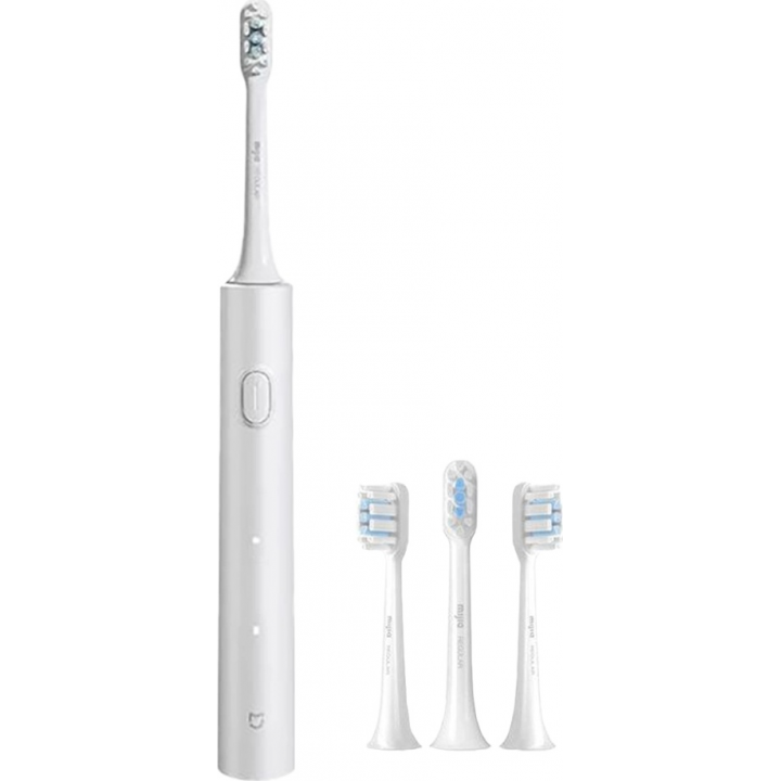 Электрическая зубная щетка Xiaomi Mijia Sonic Electric Toothbrush T302 MES608 (серебро), шт 1 Электрическая зубная щетка Xiaomi Mijia Sonic Electric Toothbrush T302 MES608 (серебро), шт 1