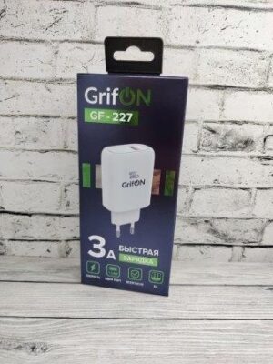 СЗУ GrifON USB 3A Fast Charger GF227 +micro 1