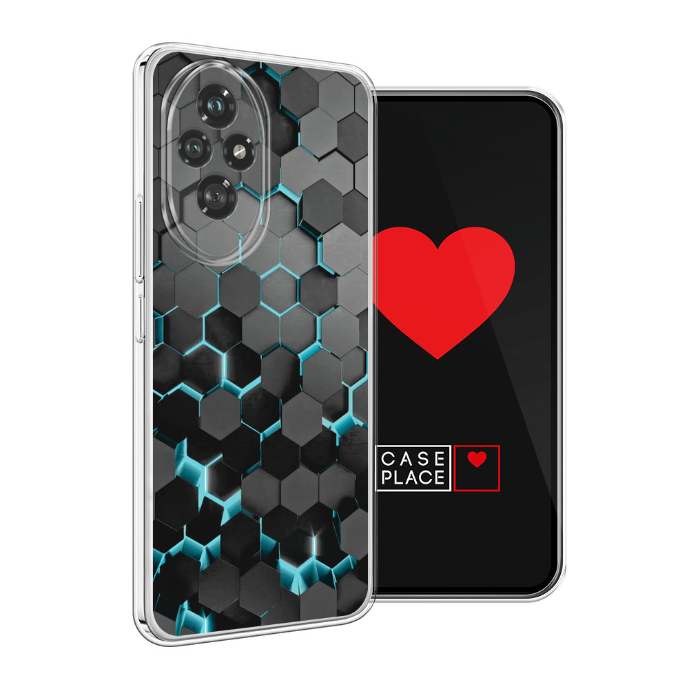 Чехол-накладка Fasion Case для Honor 200 4G/5G с защитой камеры Темно-синий 3 Чехол-накладка Fasion Case для Honor 200 4G/5G с защитой камеры Темно-синий 3