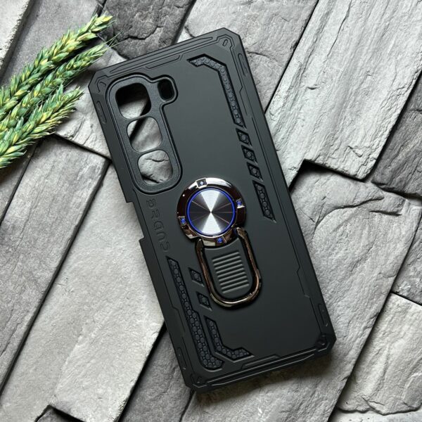 Чехол-накладка Fasion Case для Infinix HOT 50 4G с защитой камеры Темно-фиолетовый 1