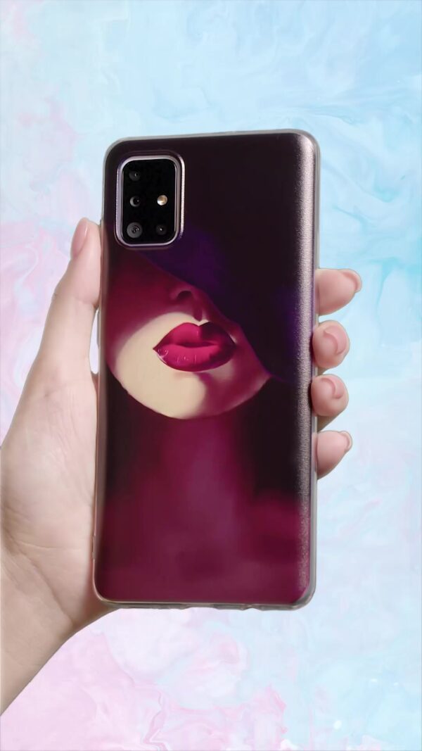 Чехол-накладка Fasion Case для Samsung A06 Голубые цветы 2