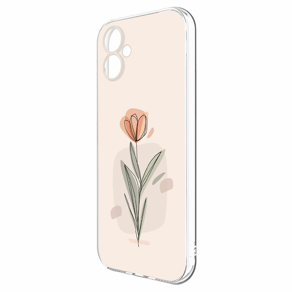 Чехол-накладка Fasion Case для Samsung A06 Тюльпаны 5 Чехол-накладка Fasion Case для Samsung A06 Тюльпаны 5