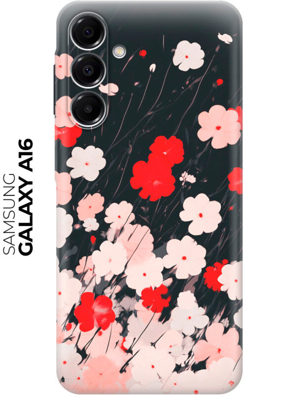 Чехол-накладка Fasion Case для Samsung A16 Тюльпаны 1