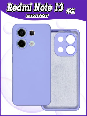 Чехол-накладка Fasion Case для Xiaomi Redmi 13 Голубые цветы 1