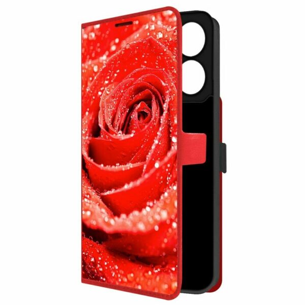 Чехол-накладка Fasion Case для Xiaomi Redmi 13 Роза 1