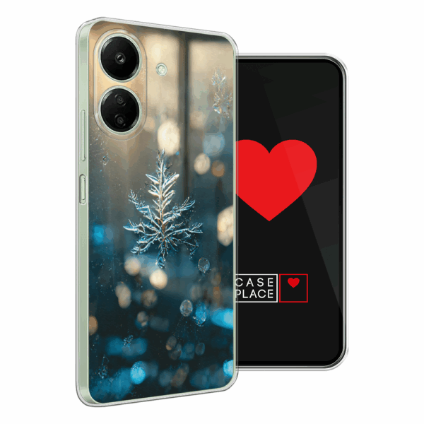 Чехол-накладка Fasion Case для Xiaomi Redmi 13 Тюльпаны 3