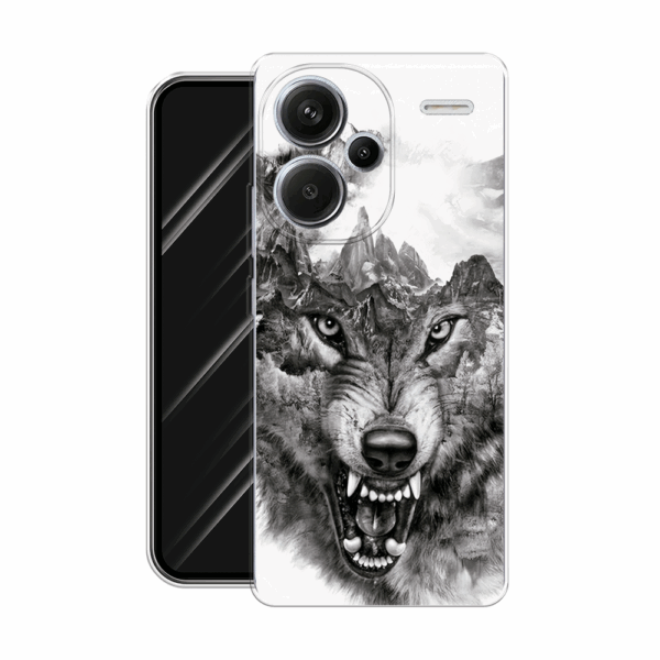 Чехол-накладка Fasion Case для Xiaomi Redmi Note 13 Акварельные облака 3