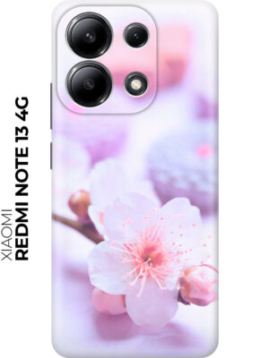Чехол-накладка Fasion Case для Xiaomi Redmi Note 13 Голубые цветы 1