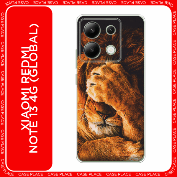 Чехол-накладка Fasion Case для Xiaomi Redmi Note 13 Зеленая акварель 1