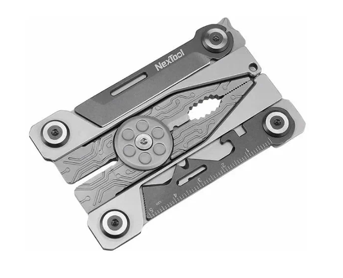 Мультитул Xiaomi NexTool Mini 14-in-1 EDC Multifunction Tool NE20182 (серый) , шт 1 Мультитул Xiaomi NexTool Mini 14-in-1 EDC Multifunction Tool NE20182 (серый) , шт 1