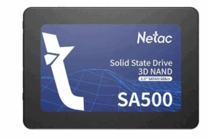 Внутренний SSD Netac 512GB SA500, SATA-III, R/W - 520/450 MB/s, 2.5", 3D NAND 1