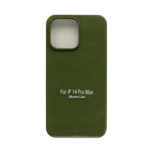 Накладка Silicone Case for iPhone 14 Pro Max  без логотипа темно-зеленый 1