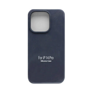 Накладка Silicone Case for iPhone 14 Pro без логотипа темно-синий 1 1
