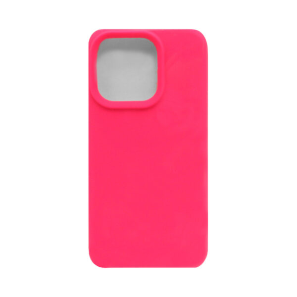 Накладка Silicone Case for iPhone 15 Pro без логотипа фуксия 1