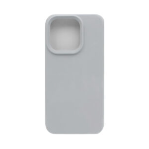 Накладка Silicone Case for iPhone 15 без логотипа небесно-серый 1