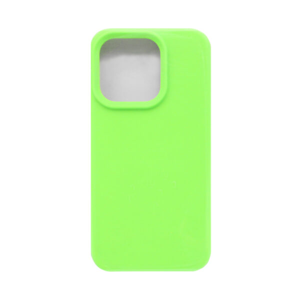 Накладка Silicone Case for iPhone 15 без логотипа салатовый 1