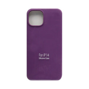 Накладка Silicone Case for iPhone 14  без логотипа фиолетовый 1