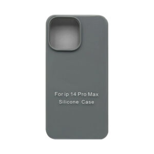 Накладка Silicone Case for iPhone 14 Pro Max  без логотипа светло-серый 3 1