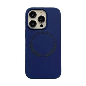 Накладка Silicone Case for iPhone 15 Pro без логотипа темно-синий 1 1
